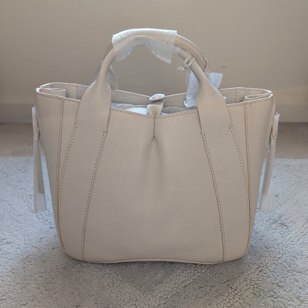 NWT Radley London Sutton Avenue Medium Open Top Grab Satchel Bag (color: birch) - Picture 4 of 15